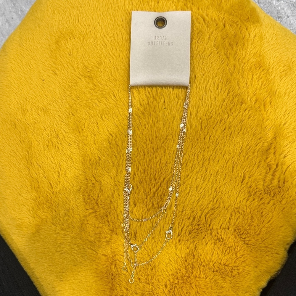 Urban Outfitters Gold Multi-Strand Necklace